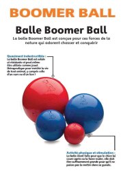Boomer Ball, balle pour chien indestructible