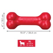 KONG Jouet Os Goodie Bone rouge