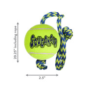 KONG Jouet SqueakAir Ball Corde