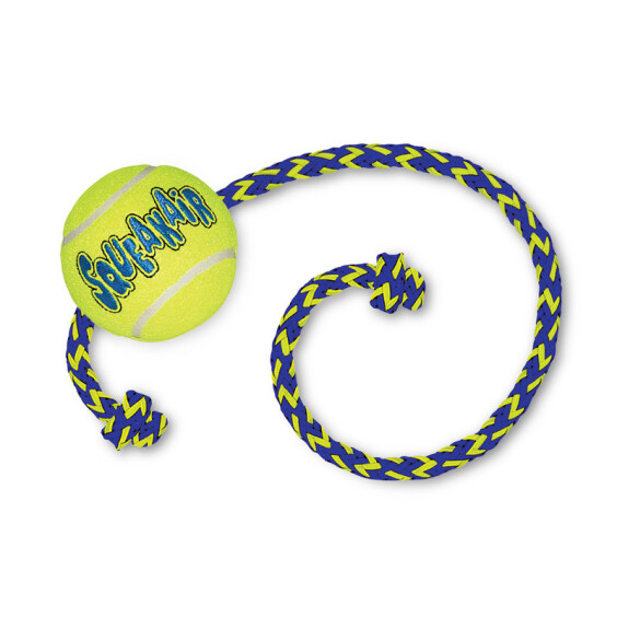 KONG Jouet SqueakAir Ball Corde