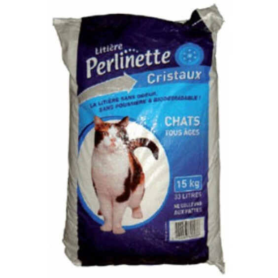 Perlinette Litière pour chats tous âges 15 kg
