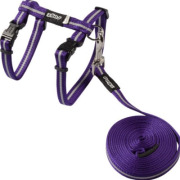 Harnais et laisse anti-fugue pour chat et chaton violet