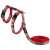 Meilleur Harnais et laisse pour chat et chaton ReflectoCat rouge
