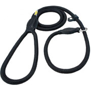 Julius K9 Collier-laisse noir de dressage 2 m