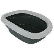 Bac de toilette pour chat Carlo gris