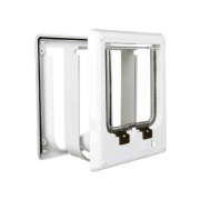 Chatière électromagnétique blanc - 4 positions