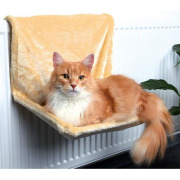 Hamac radiateur chat beige panier stable