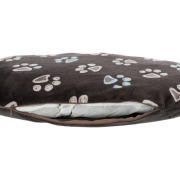 Coussin déhoussable ovale pour chien taupe