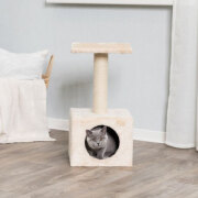 Petit Arbre à chat et chaton Zamora beige