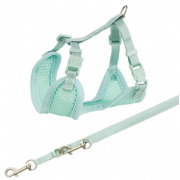 Harnais Baby menthe avec laisse