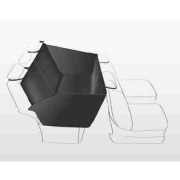 Protection de siège de voiture luxe séparable