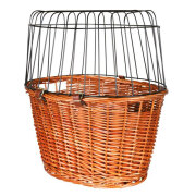 Panier vélo chien osier naturel