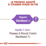 ROYAL CANIN Sterilised 37 Croquettes chat stérilisé (1 à 7 ans)