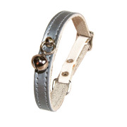 Collier chat irisé gris