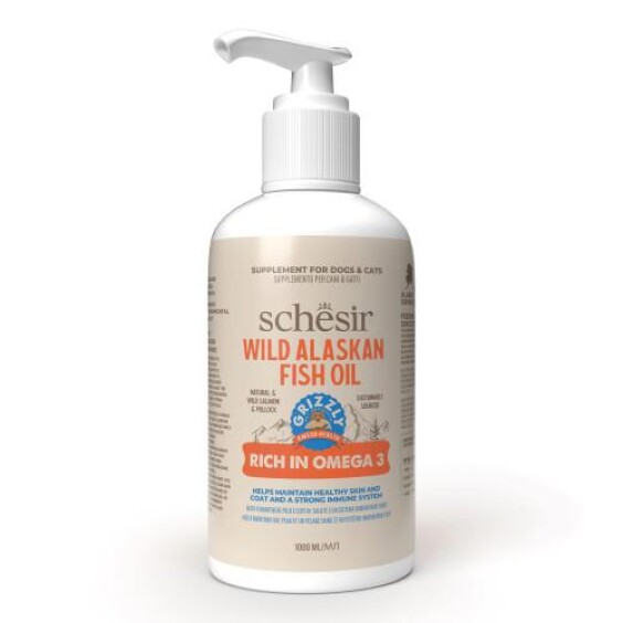 Huile de saumon pour chien