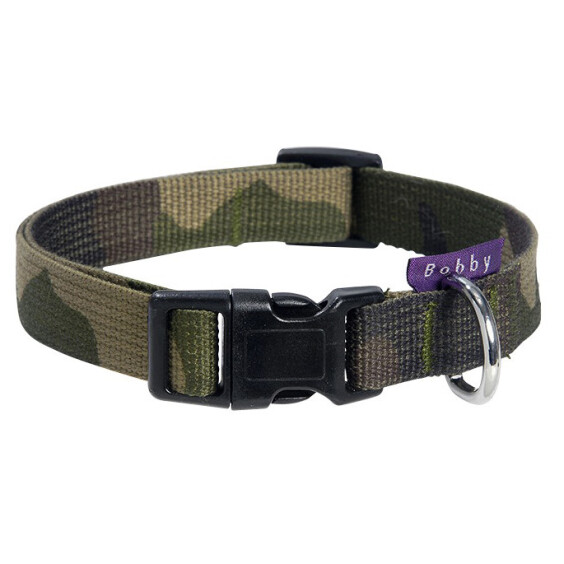 Collier camouflage kaki