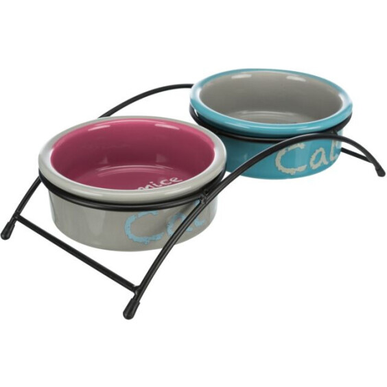 Gamelle surélevée pour chat set d'écuelles Trixie