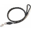 Julius K9 Laisse ronde en corde noire ultra résistante