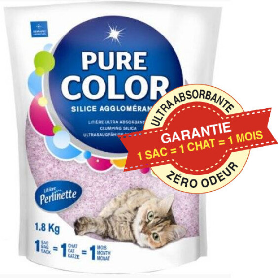 Perlinette Litière Pure Color rose