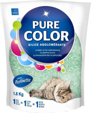 Litière Perlinette Pure Color verte