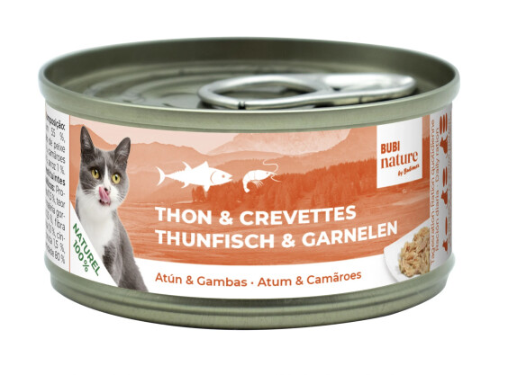Bubi Nature Thon et Crevettes pour chat Bubimex