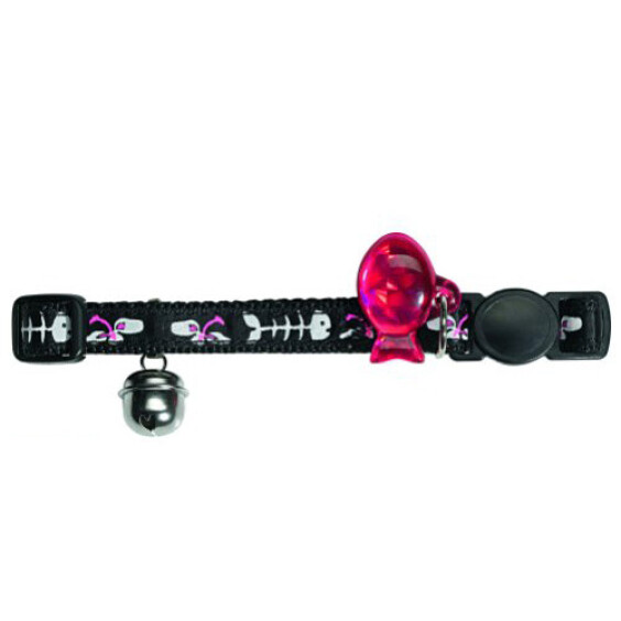 Collier Fish noir pour chat Hunter