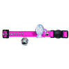 Collier chat Strass Modern Art fushia Hunter