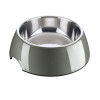 Gamelle ronde mélaminé design grise Hunter