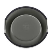 Gamelle ronde mélaminé design grise