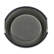 Gamelle ronde mélaminé design grise Hunter