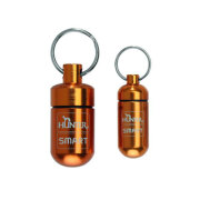 Tube porte-adresse bronze