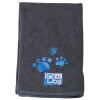 Serviette pattes gris