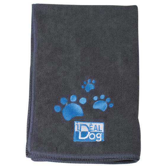 Serviette pattes gris