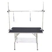 Table de toilettage pliante potence double