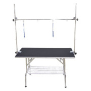 Table de toilettage pliante potence double