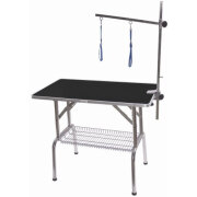 Table de toilettage pliante potence simple