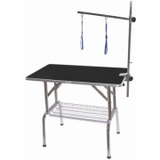 Table de toilettage pliante potence simple