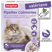 Pipettes calmantes valériane pour  chat Beaphar