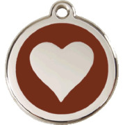 Médaille chocolat motif cœur