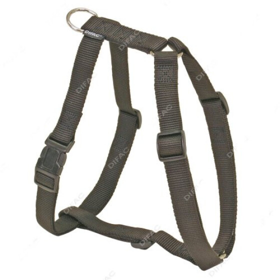 Harnais grand chien Confort noir 25 mm