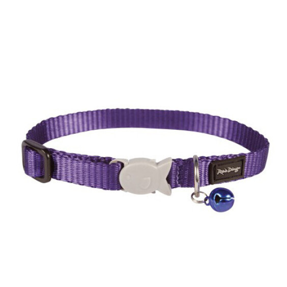 Collier Grelot anti étranglement pour chat Basic violet