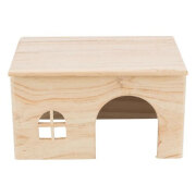 Maison plate en pin pour cochon d'Inde