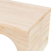 Maison plate en pin pour cochon d'Inde