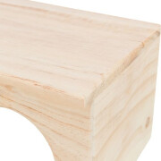 Maison plate en pin pour cochon d'Inde