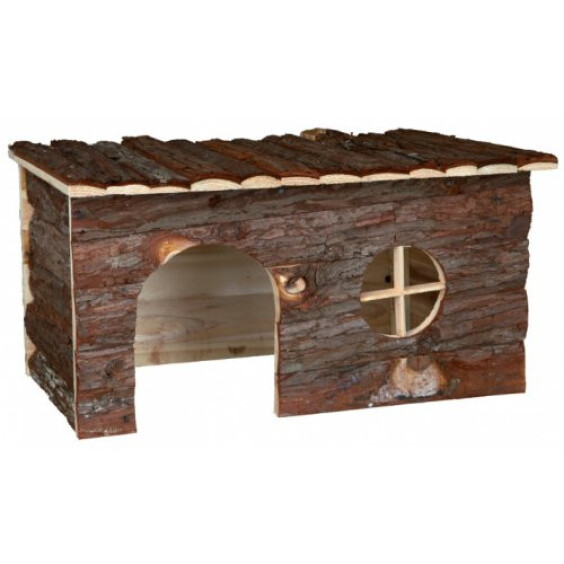 Maison en bois pour lapin
