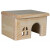 Maison plate en pin pour souris et hamster