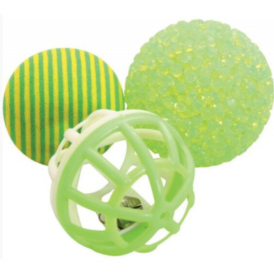 Jouet 3 balles pour chat