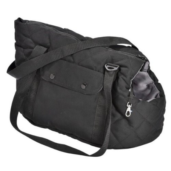 Sac de transport Promenade bicolore noir 