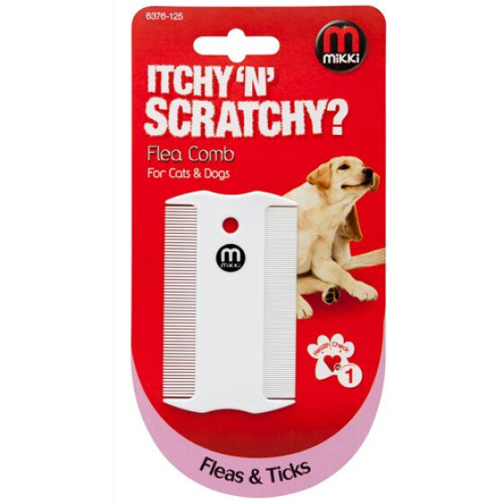 Peigne anti puces Mikki Flea Comb plastique