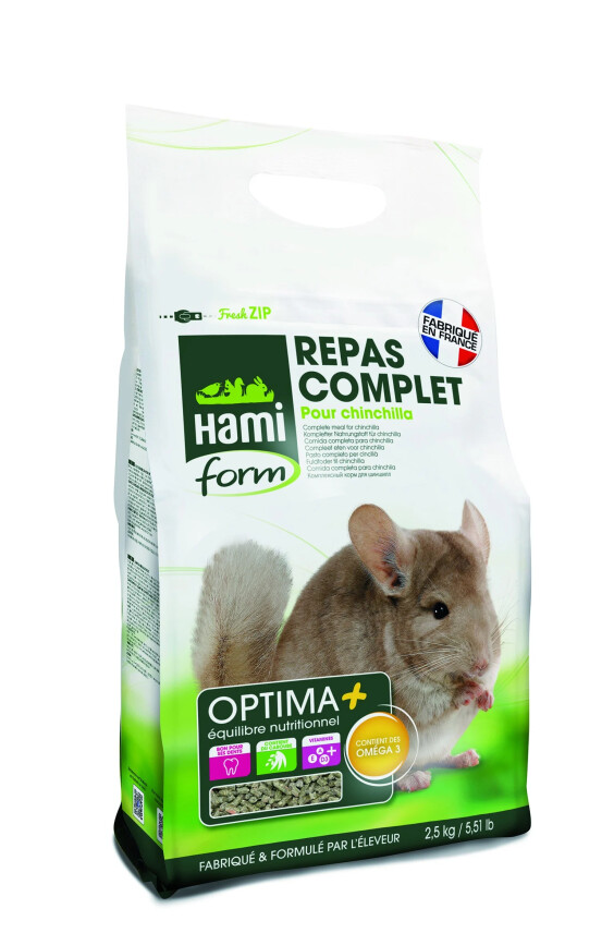 Hami Form Optima+ repas complet pour chinchilla